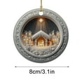 thumbnail image 2 of Holloyiver Christmas Easter Nativity Scene Ornaments, Christmas Acrylic 2D Hanging Ornament Pendant for Xmas Tree Birth of Jesus Christian Decor Religious Gift for Family Friends and Christian, 2 of 6