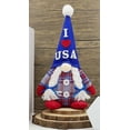 thumbnail image 4 of EDHITNR Independence Day Gnome Doll Patriotic Faceless Figure 4th Of July Decoration Flag Gnome Ornament for Shelf Small Red White Blue Doll, 4 of 7