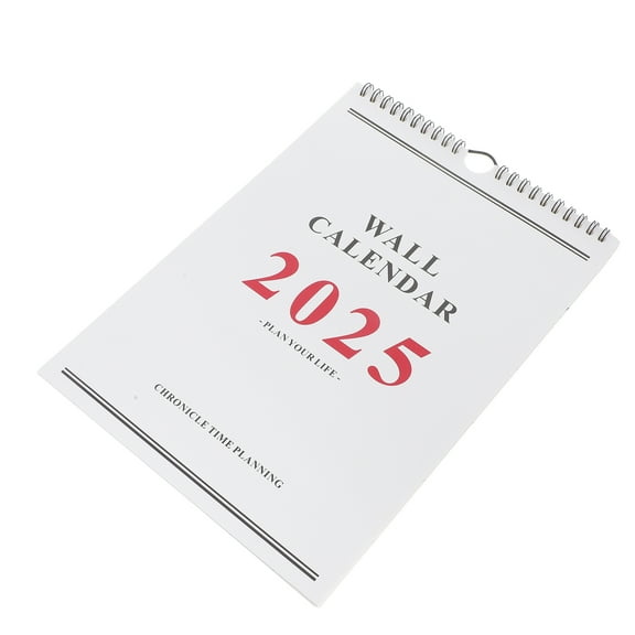 Monthly Calendar Hanging Book Household Bulletin Board Work White