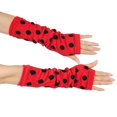 thumbnail image 6 of Slccxzc Ladybird Dots Pattern Fingerless Gloves and Thigh High Socks Set, 6 of 7