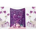 thumbnail image 3 of LHSHID 60th Birthday Gifts for Women Blanket Happy 60th Birthday Gifts for Women Funny 60th Birthday Gift Ideas Perfect Throw Blankets 60 Year Old Birthday Decoration for Her Mom Wife 50x60in, 3 of 5