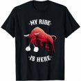 thumbnail image 1 of Funny Rodeo Bull Riding Cowboy Men Women T-Shirt Western Country Shirt, 1 of 4