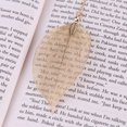 thumbnail image 6 of 1Pc Gold Metal Leaf Bookmark with Pendant for Book Paper Reading Alice, 6 of 12