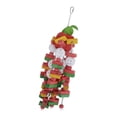 thumbnail image 4 of Bird Parrot Toys Hanging Pet Cage Swing Toy Juguete De Perca Colgante De Para Periquitos Cockatiels, Conures, Guacamayos, Loros, , Pi Sunnimix pájaros bloques de madera juguetes, 4 of 8