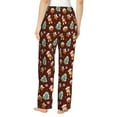 thumbnail image 6 of Pajama Pants Women, Christmas Gingerbread Sweatpants Soft Sleep Lounge Pants, Casual PJ Bottoms Pants with Pockets, 6 of 7