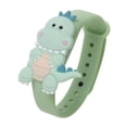 thumbnail image 2 of Pulsera repelente de mosquitos perfecl con aceite esencial de dibujos animados para niños y adultos Dinosaurio, 2 of 8