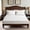 White, variant on Linen Fitted Sheet Size, Easy Fit Breathable Soft Bed Fitted Sheet, Flax, Fits Mattress up to 16" Deep - Beige,
