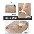 thumbnail image 5 of Pet Feeding Mat-Absorbent Pet Placemat for Food and Water Bowl, with Waterproof Rubber Backing, Quick Dry Water Dispenser Mat for Dog and Cat,20X12 in （Beige）, 5 of 7