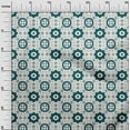 thumbnail image 2 of oneOone Viscose Jersey Dark Teal Blue Fabric Geometric Block Sewing Craft Projects Fabric Prints By Yard 60 Inch Wide, 2 of 5