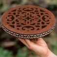 thumbnail image 2 of yeacher Portable Birch Wood Hand Drum with Soothing Water Sound, 12 Inch Circular Percussion Instrument for Relaxation and Musical Accompaniment, 2 of 6