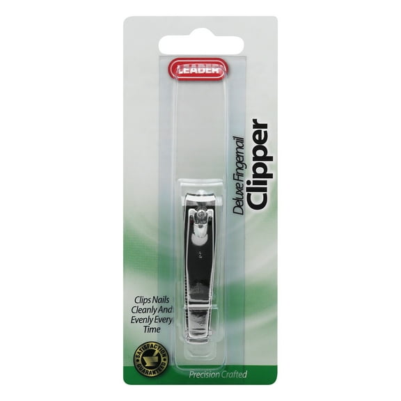 Leader Fingernail Clipper, Deluxe, 1ct