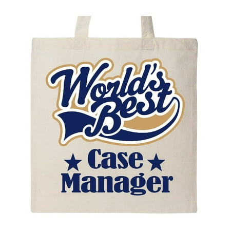 World's Best Case Manager Tote Bag Natural One Size