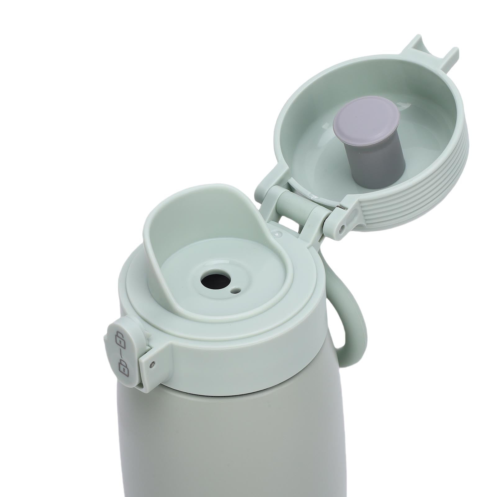 Nieyigj Cordless Portable Baby Bottle Warmer Battery Operated Travel Milk Warmer with 37℃-55℃ Temp Control Light Green 350mL 11.83oz 4400mah Vehicle Car Journey Formula Breastmilk