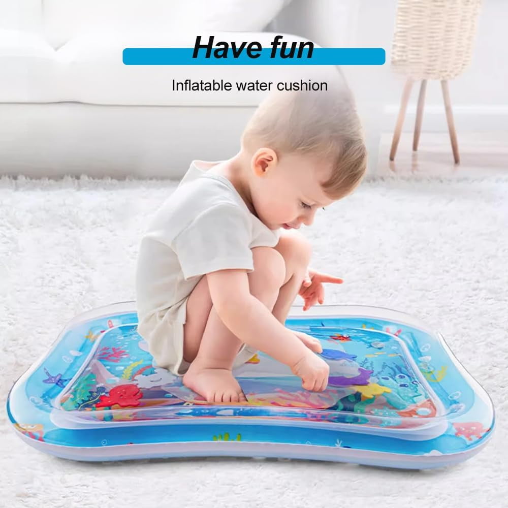 Thickened Water Sensor Play Mat, 2025 New Sensory Water Play Mat for Cats Pet, Cat Water Play Mat, Water Sensor Mat for Kids Cool Comfort Inflatable Tummy Time Water Mat (A1)