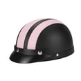 thumbnail image 2 of Casco de Bicicleta PU Cuero Absorción de Choque Transpirable Casco de Patineta Portátil de Verano para Motos para Patinar Bicicleta de Montaña Rosa negro, 2 of 8