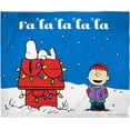 thumbnail image 1 of Charlie Brown et Snoopy Couverture Sherpa Ultra Douce, 1 of 4