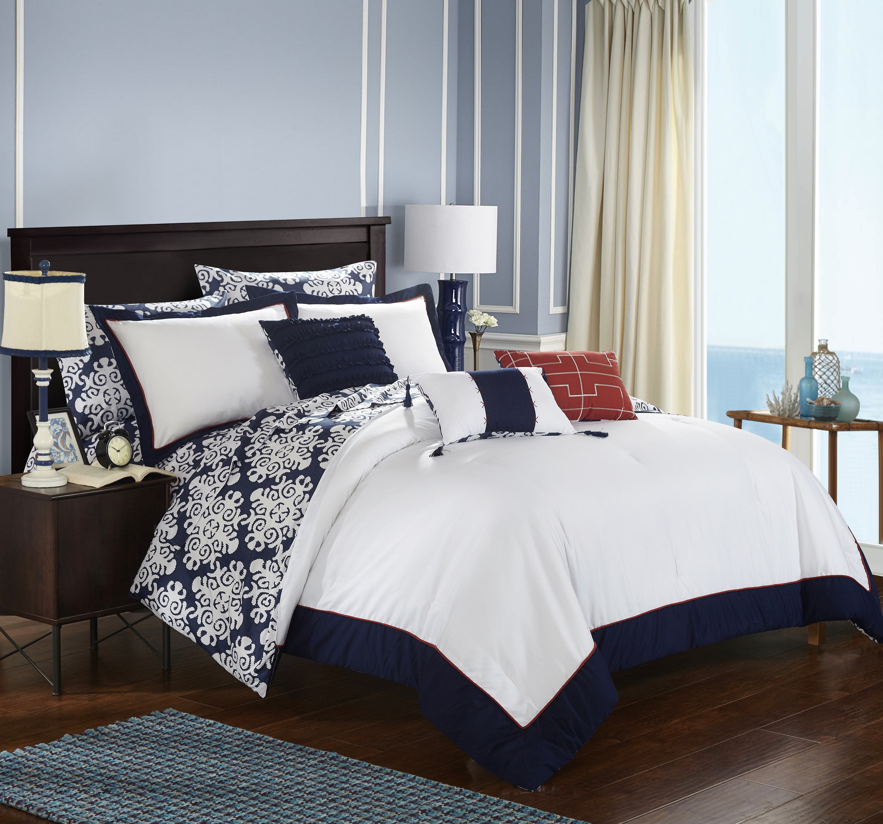 Navy Blue Twin Bed Set Limited Time, Navy Blue Twin Bed Comforter