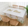 thumbnail image 2 of Baptism Tablecloth First Communion Indoor Outdoor Party Table Cloth 60x84 Inch Kitchen Dining Room Table Cover Decoration (60" x 102"), 2 of 5