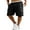 Black, variant on Wassery Mens Hiking Cargo Shorts Lightweight Quick Dry Casual Shorts Outdoor Golf Shorts with Multi Pockets
