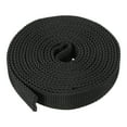 thumbnail image 1 of Unique Bargains 0.8' ID 10FT Nylon Protective Hose Sleeve, Cable Cover Sheath Protection, Black, 1 of 4