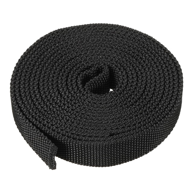 Unique Bargains 0.8' ID 10FT Nylon Protective Hose Sleeve, Cable Cover Sheath Protection, Black