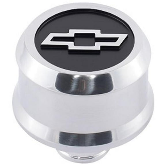 141857 2.5 in. Round Crankcase Breather Cap - Silver