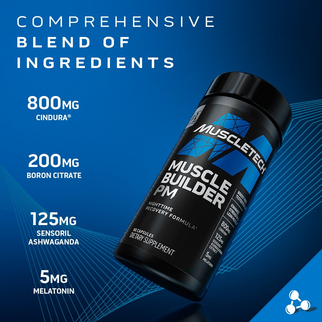 MuscleTech Performance Series Muscle Builder PM Post-Workout, 90 Capsules - Walmart.com