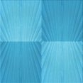 thumbnail image 1 of Ahgly Company Indoor Square Patterned Bright Cyan Blue Area Rugs, 7' Square, 1 of 1
