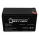 Battery Remplacement pour Panasonic UP-RW1245P2 - Pack de 6 – image 3 sur 6