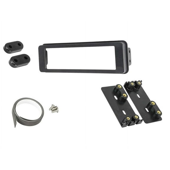 Car Stereo Radio Single DIN Dash Kit for 1996 1997 1998 1999 2000 2001 2002 2003 2004 2005 2006 2007 2008 2009 2010 2011 2012 2013 Harley Davidson Fairing