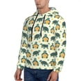 thumbnail image 3 of Lsque Cartoon Turtles Pattern Casual Men's Hoodie,Hooded Sweatshirt with Kangaroo Pocket,Pullover Hoodie-4X-Large, 3 of 7