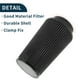 thumbnail image 5 of Filtro de aire de cabeza de hongo de alto flujo de 101 mm de Unique Bargains, filtro de admisión de aire frío de montaje en abrazadera con 1 abrazadera negra para automóvil, 5 of 6