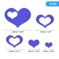 thumbnail image 2 of Calcomanías de Espejo Acrílico 14uds Unique Bargains Corazón Azul, 2 of 6