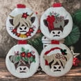 thumbnail image 3 of Christmas Cows Ornament Kit | Cute Christmas Crafts | DIY Christmas Ornaments for Tree | DIY Christmas Ornaments, 3 of 4