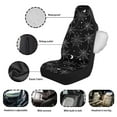 thumbnail image 6 of Binienty Halloween Car Seat Covers Airbag Compatible 2 Pack Cloth Car Seat Covers Front Seats Only Breathable Spider Web Moon Bucket Protectors for Cars SUV Truck Van, 6 of 8