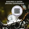 thumbnail image 2 of Motorcycle Clock Motorcycle Handlebar Clock Clock Sticky Sticky on Watch for SUV Auto White, 2 of 9