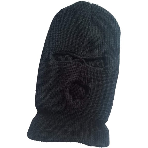 3-Hole Knitted Full Face Cover Ski Mask Soft Winter Balaclava Cap Warm Knit Full Face Mask