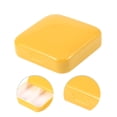 thumbnail image 3 of Unique Bargains Durable Square 2 Compartment Pill Case Yellow, 3 of 6