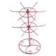 thumbnail image 1 of Qarigey colgante de Metal giratoria para almacenamiento de joyas de 2 niveles con soporte de ganchos, organizador de exhibición multifunción, Ropa, zapatos y accesorios Miscelánea Rosa, 1 of 6