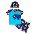 thumbnail image 1 of Niños Niños Natación Tops Pantalones Cortos de Snorkel Y Gorra - Dinosaurio DYNWAVEMX Traje de gorra de traje de baño infantil, 1 of 8