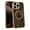 Brown, variant on Magnetic Case for iPhone 14 Pro Camouflage Design Back Sticker, Compatible with MagSafe, Silicone Anti-scratch Shock-resistant Drop Protective Thin Lightweight Phone Cover, Gray
