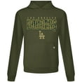 thumbnail image 2 of Men's Levelwear  Green Los Angeles Dodgers Relay Protect Pullover Hoodie, 2 of 3