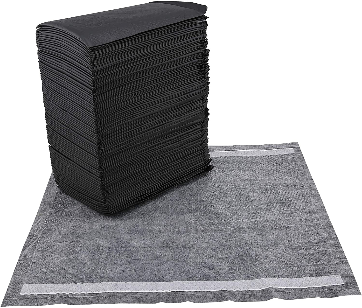 Glad for Pets Black Charcoal Puppy Pads | Puppy Potty Training Pads That Absorb & NEUTRALIZE Urine Instantly | New & Improved Quality, 100 Count