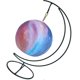 thumbnail image 2 of Creative Night Lamp Planet Lamp Moon Light Ball Assorted Color 24x18cm Resin Simple and Elegant Design For Dorm 1Pack, 2 of 2