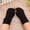 Black, variant on SPRING PARK Fashion Women Long Fingerless Gloves Halloween Knitted Arm Warmer Elbow Length Gloves Xmas Gift