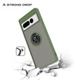 thumbnail image 5 of CoverON For Google Pixel 7 Pro Phone Case, Clear Back Ring Holder Kickstand Cover, Green, 5 of 7