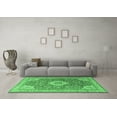 thumbnail image 3 of Ahgly Company Indoor Square Persian Emerald Green Traditional Area Rugs, 8' Square, 3 of 4