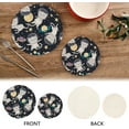 thumbnail image 4 of FREEAMG Cartoon Cat Placemats Set of 2, Woven Washers, Cotton, Round Large Pot Holder, Heat Resistant, for Pot Countertops, 4 of 7