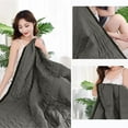 thumbnail image 4 of ：Ice Blanket For All-Season Lightweight Summer Cooler Quilt For Hot Sleepers And Night Sweats 98%Cotton 2%Spandex Fabric With Superior Humidity Absorption Breathability Cool, 4 of 6