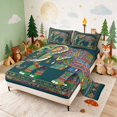 thumbnail image 2 of Erosebridal Elephant Bed Sheets for Boys Girls, Ornate Pattern Full Size Sheets, 4-Piece 1 Flat Sheet 1 Fitted Sheet and 2 Pillowcases, 2 of 6